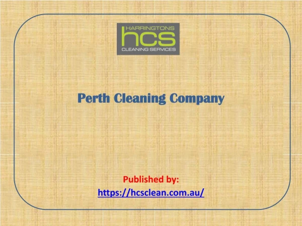 Perth Cleaning Company