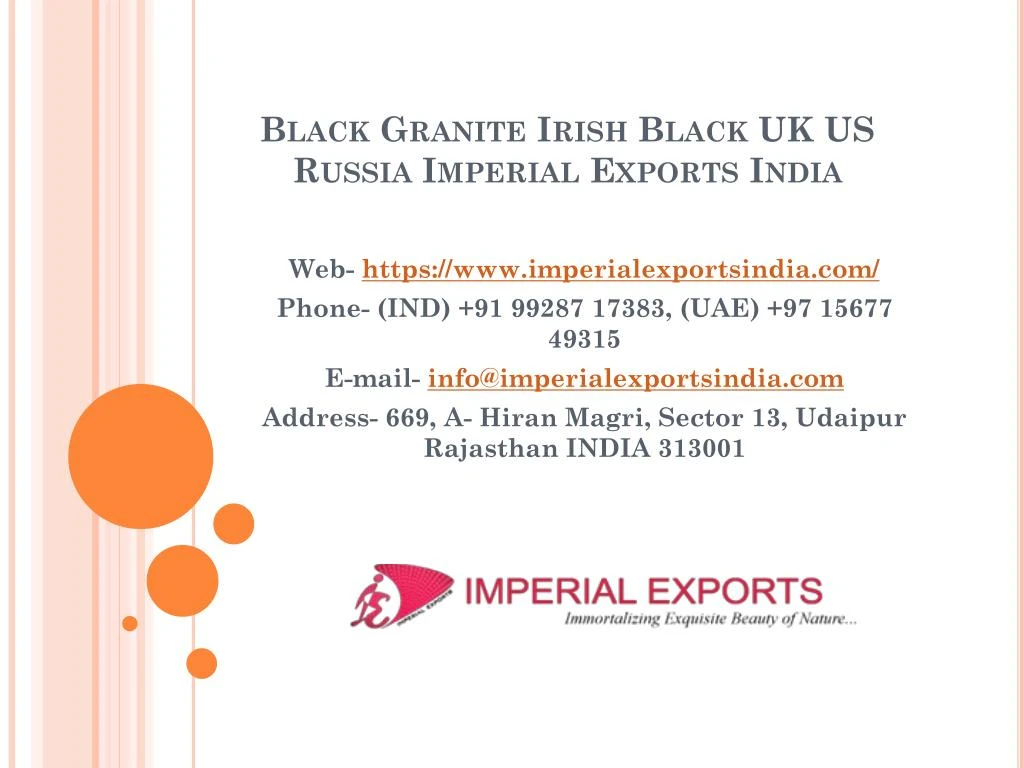 black granite irish black uk us russia imperial exports india