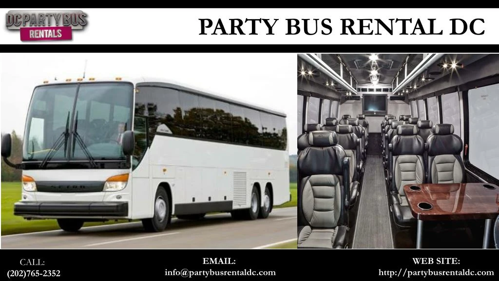 party bus rental dc