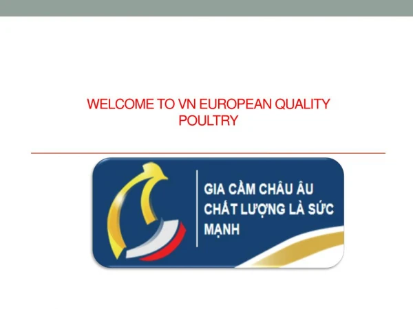 Vn European Quality Poultry