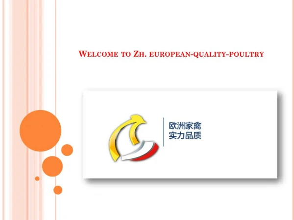 welcome to zh european quality poultry