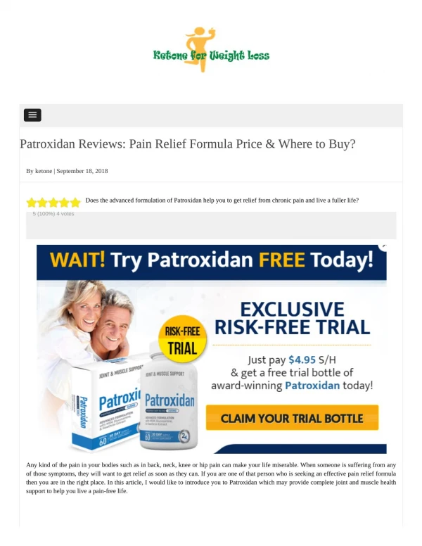 Possible Negative Effects Of Patroxidan