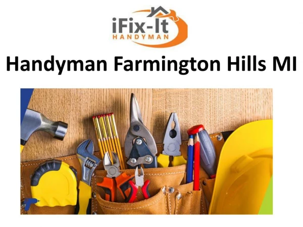 Handyman Farmington Hills MI