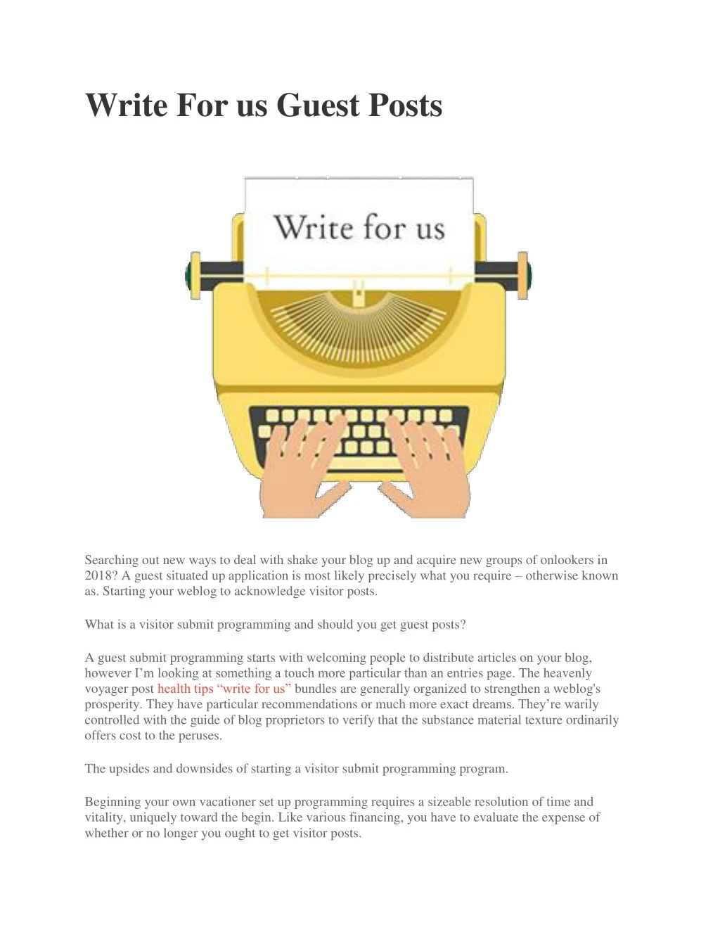 write for us guest posts