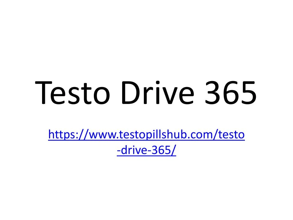 testo drive 365