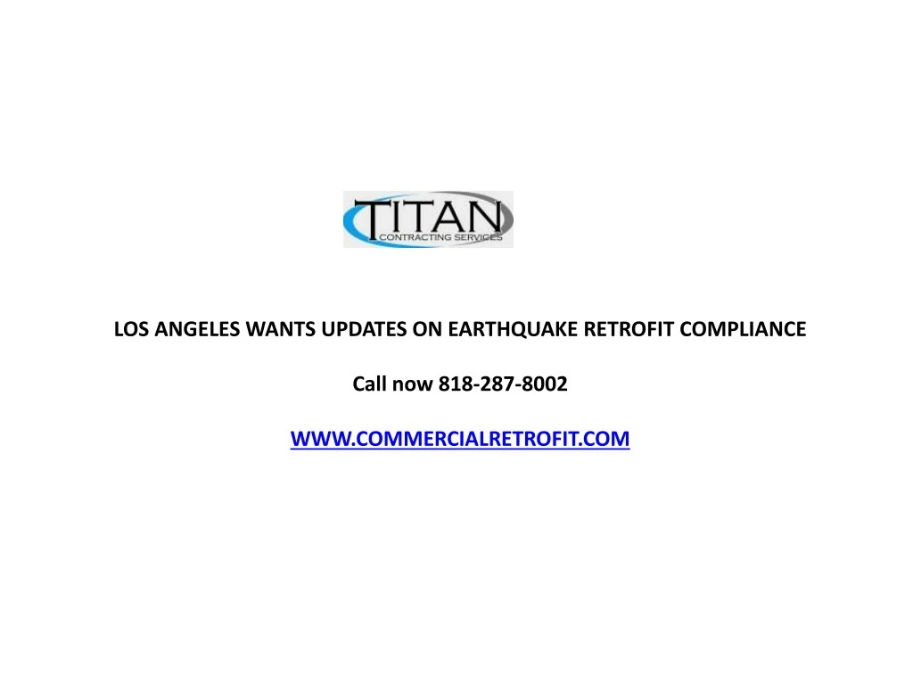 los angeles wants updates on earthquake retrofit