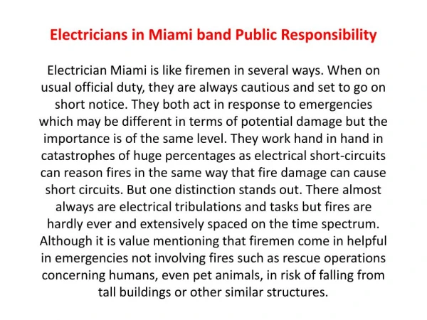 Earth Electric Miami | Call Now 3053-900-525