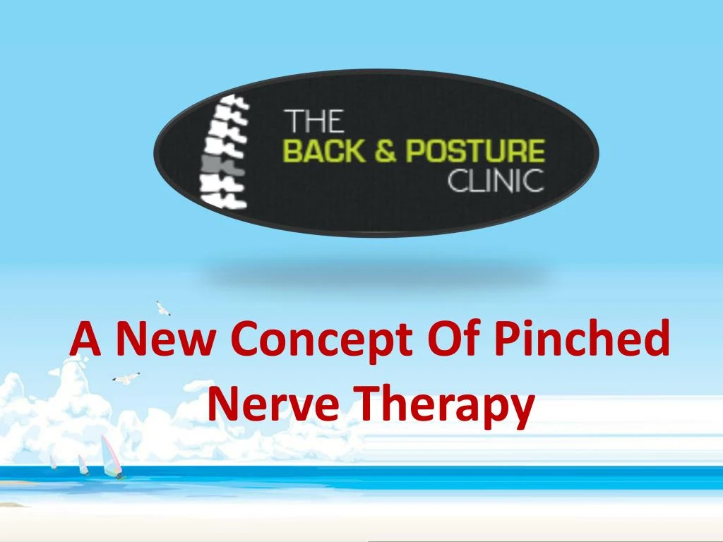 a new concept of pinched nerve therapy