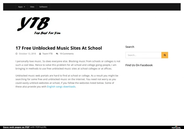 Music Websites
