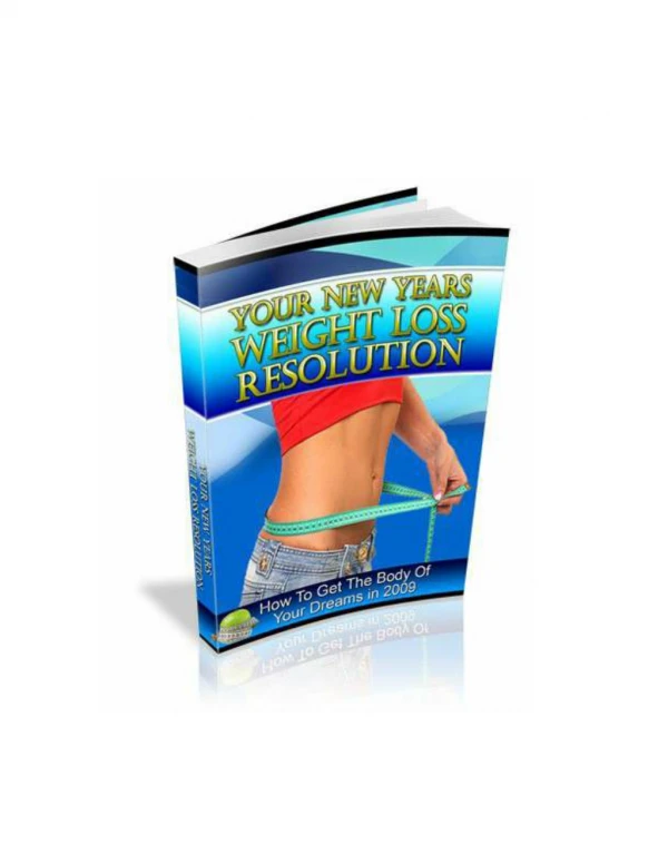 Your New Years Weight Loss Resolution by JayKay Bak PDF EBook