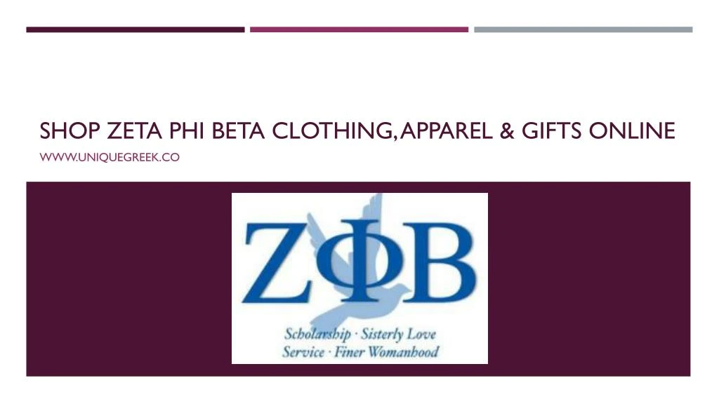 shop zeta phi beta clothing apparel gifts online