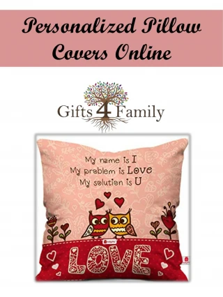Personalized Pillow Covers Online - slide 1