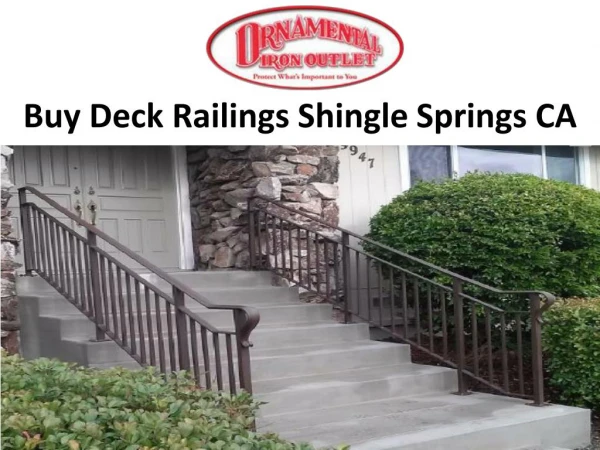 Buy Deck Railings Shingle Springs CA