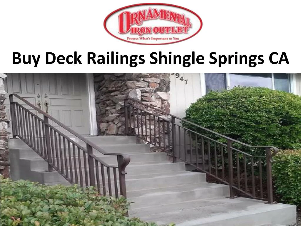 buy deck railings shingle springs ca