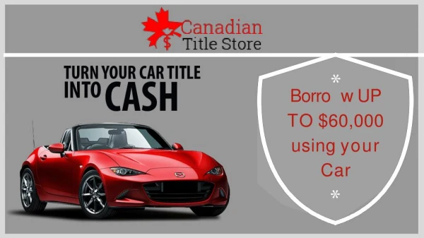 Apply for Car Title Loans Alberta