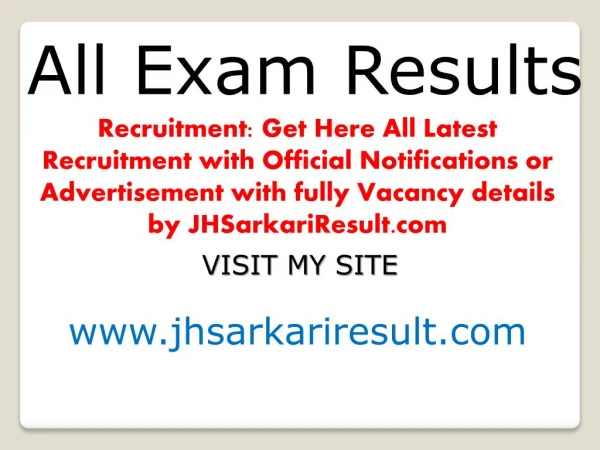 all exam results