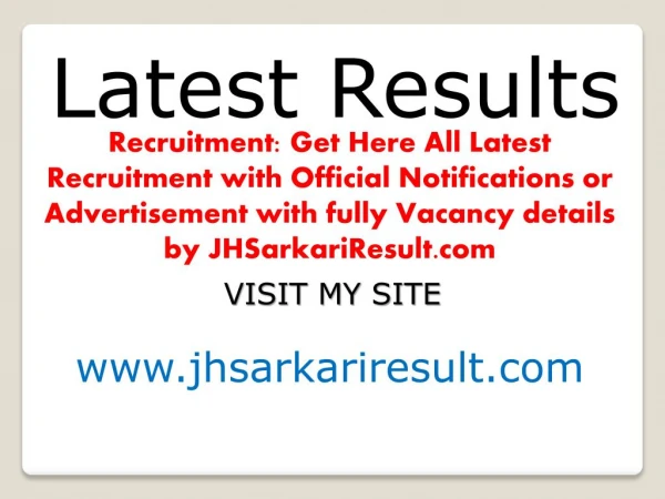 latest results