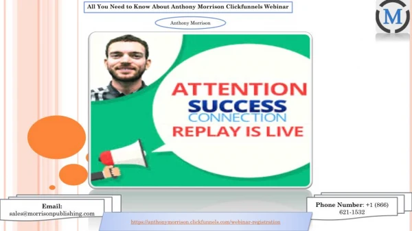 All You Need to Know About Anthony Morrison Clickfunnels Webinar
