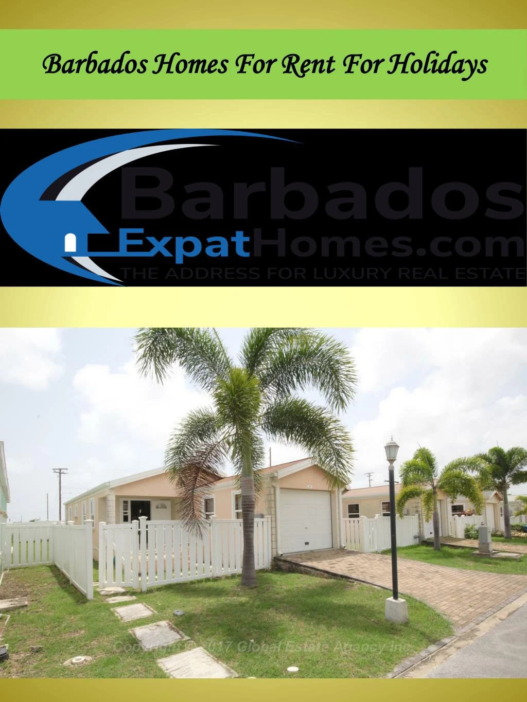 barbados homes for rent for holidays