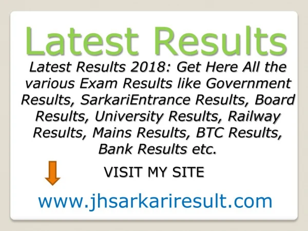 latest results