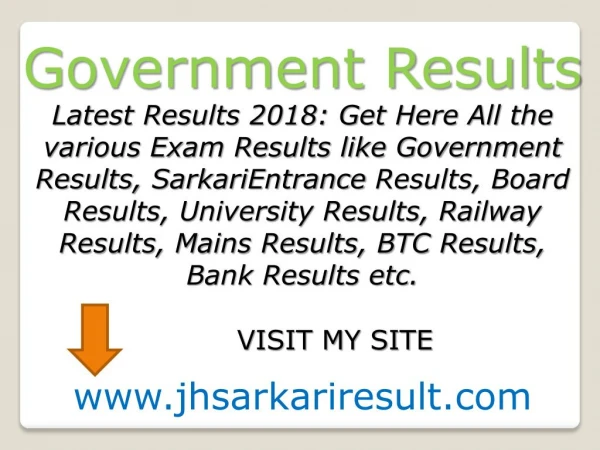 government results