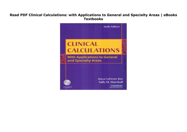 download Clinical-Calculations-with-Applications-to-General-and-Specialty-Areas
