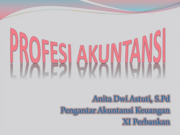 profesi akuntansi