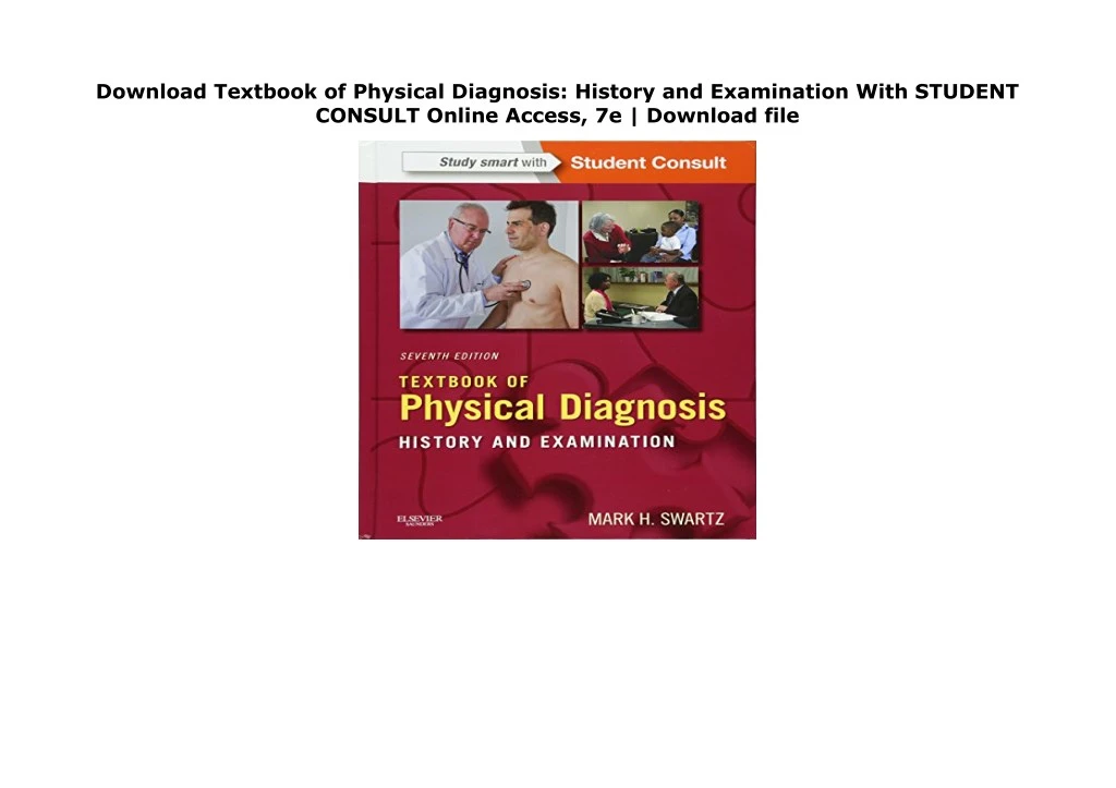 online pdf textbook of physical diagnosis history