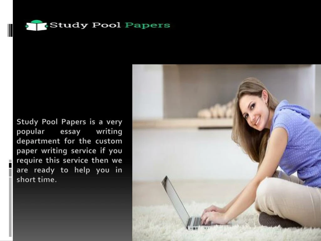 study pool papers is a very popular essay writing