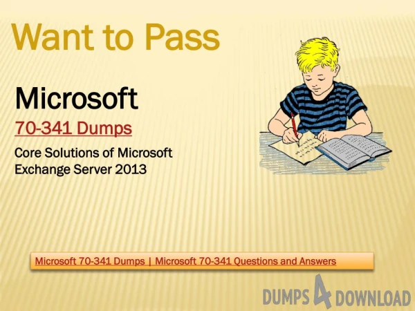 2018 OCT - Microsoft 70-341 Exam Questions PDF Dumps