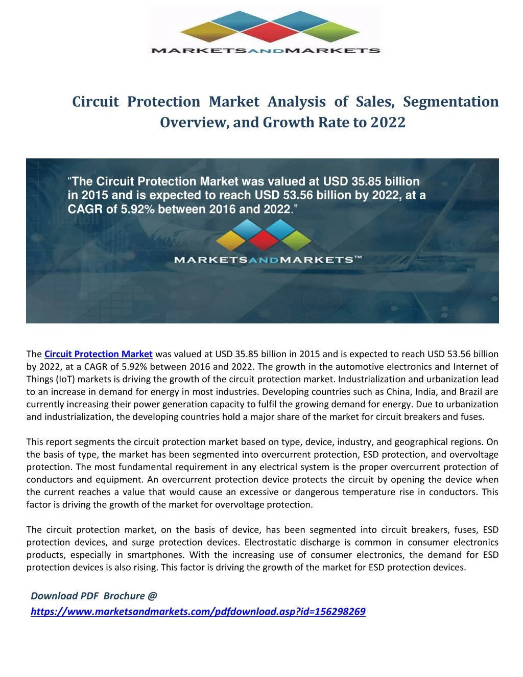 circuit protection market analysis of sales