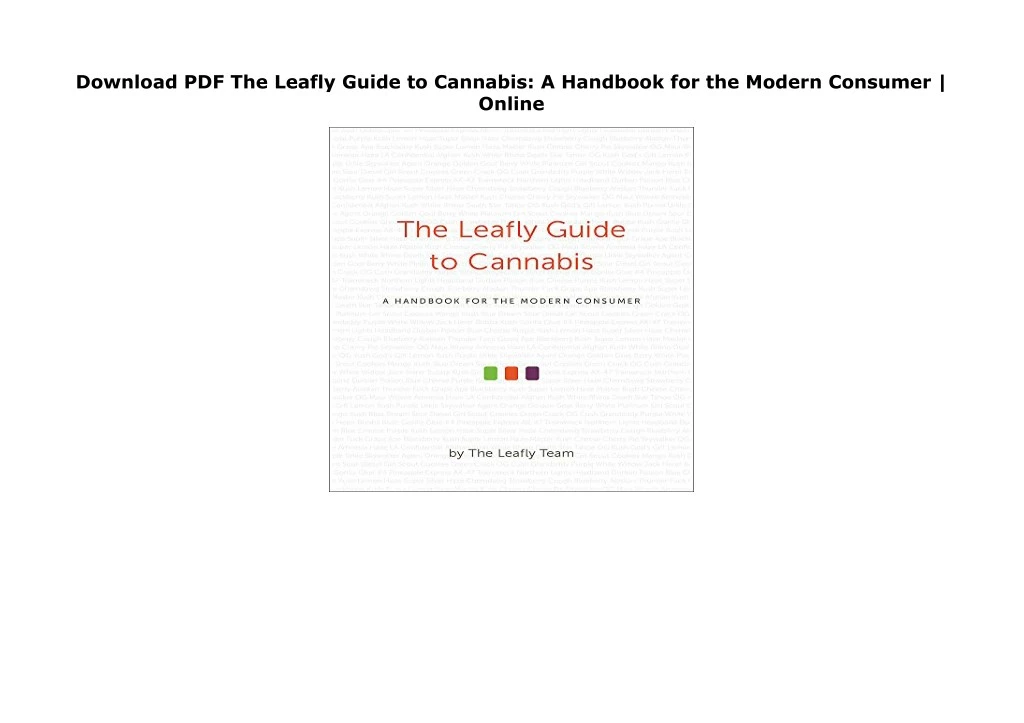 online pdf the leafly guide to cannabis
