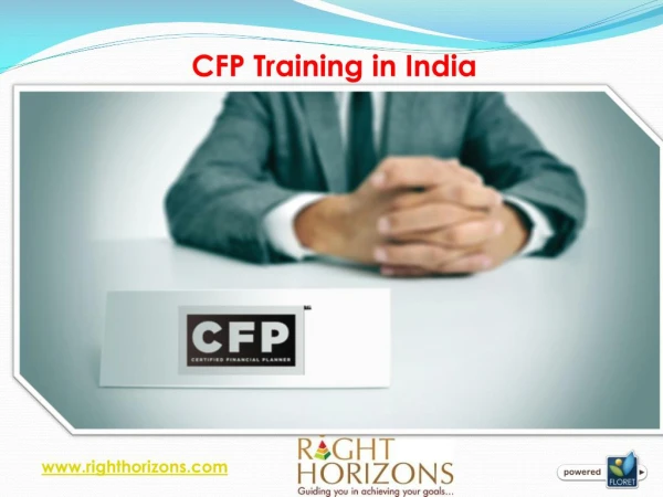 CFP Training in India