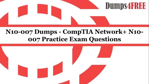 CompTIA Free Dumps Actual Exam Question Answers