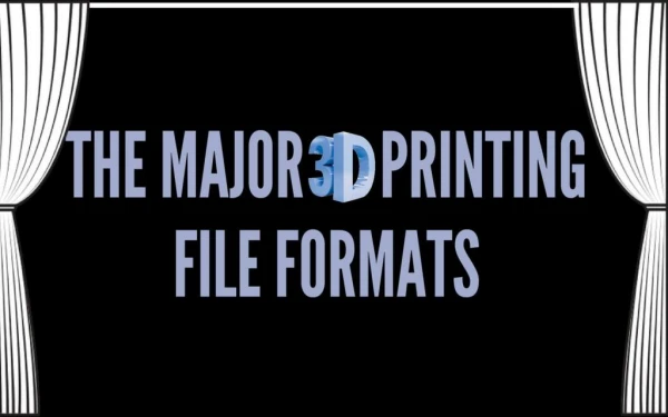 The Major 3D Printing File Formats