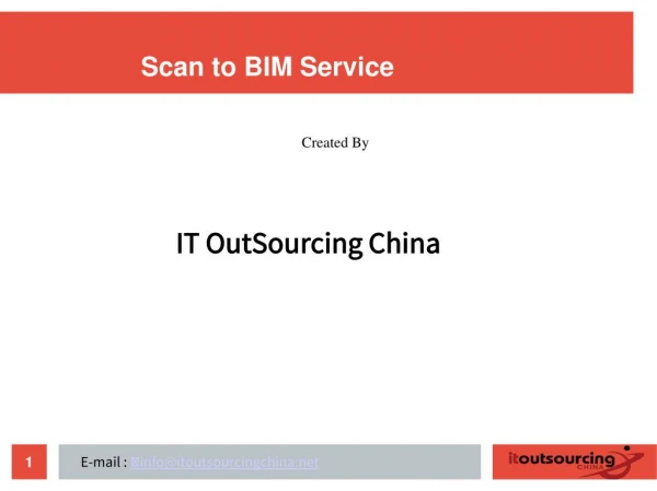 Scan to BIM Service Alberta-IT Outsourcing China