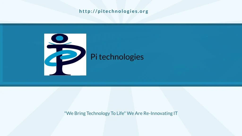 we bring technology to life we are re innovating it
