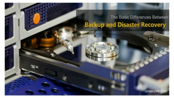 How is Backup Different From Disaster Recovery?