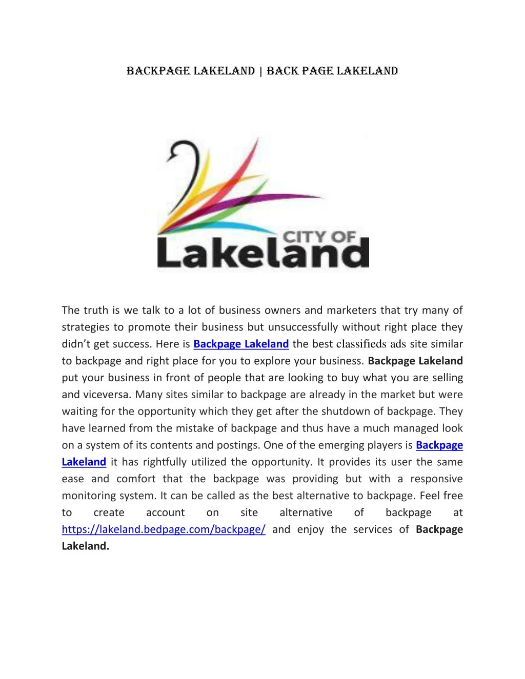 backpage lakeland back page lakeland