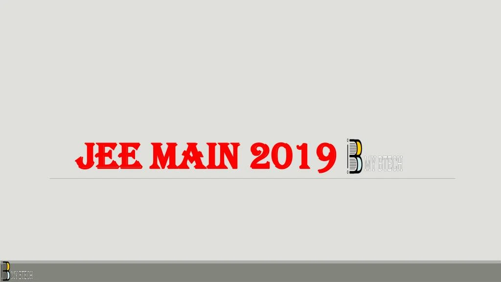 jee main 2019