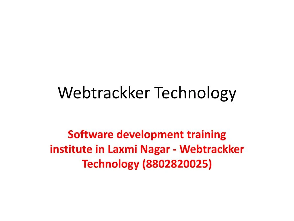 webtrackker technology