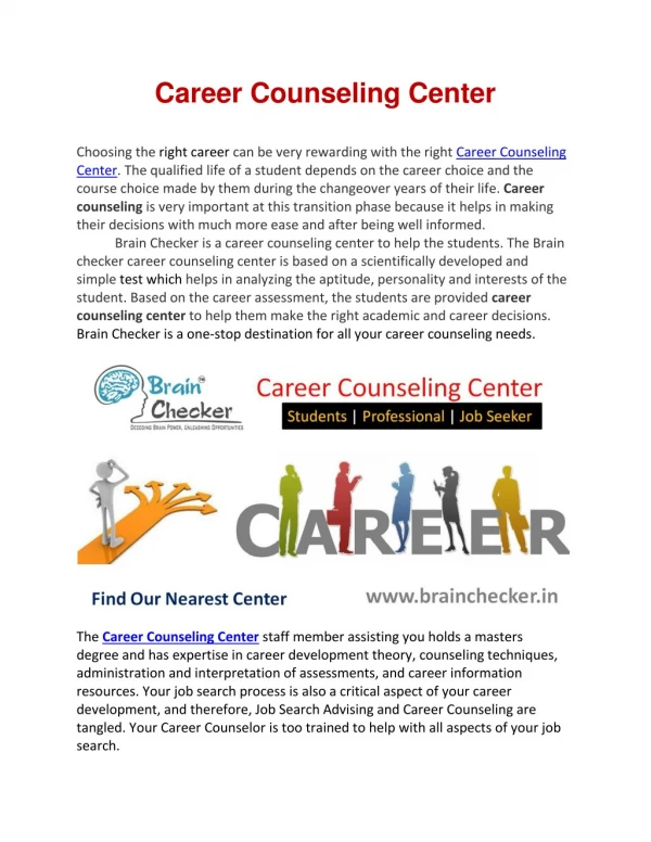 Career Counseling Center