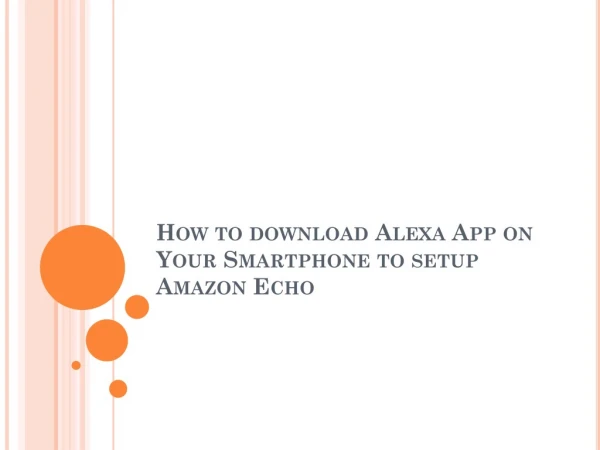 How to Download Alexa App On Samrtphone