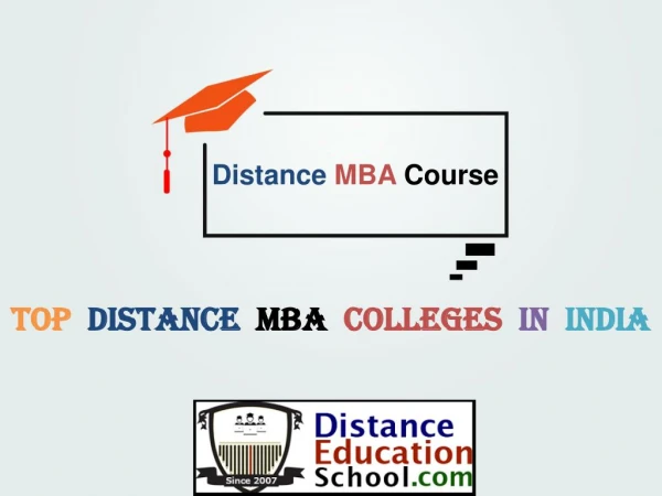Top Distance MBA University in India
