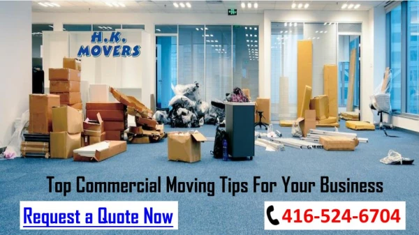 Corporate Moving services in Canada