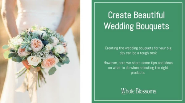 Know the Fun Ways to Use Beautiful Wedding Bouquets
