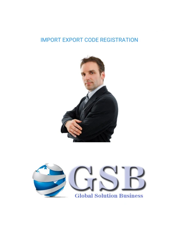 import export code iec registration documents GSBTaxation.com