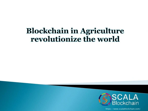 Blockchain in agriculture revolutionizes the world