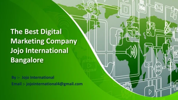 What Makes The Best Digital Marketing Company ~ #Jojo International