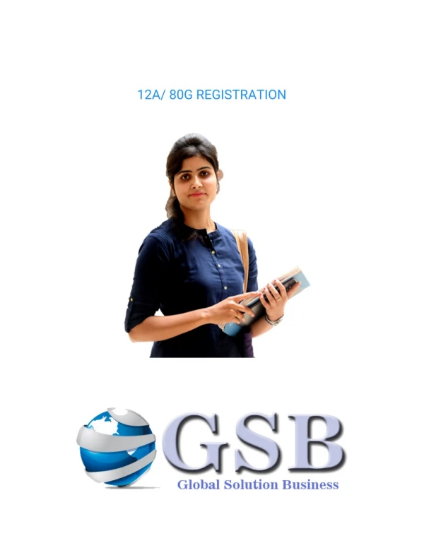 12a & 80g registration for ngos GSBTaxation.com